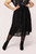 Rhea black skirt