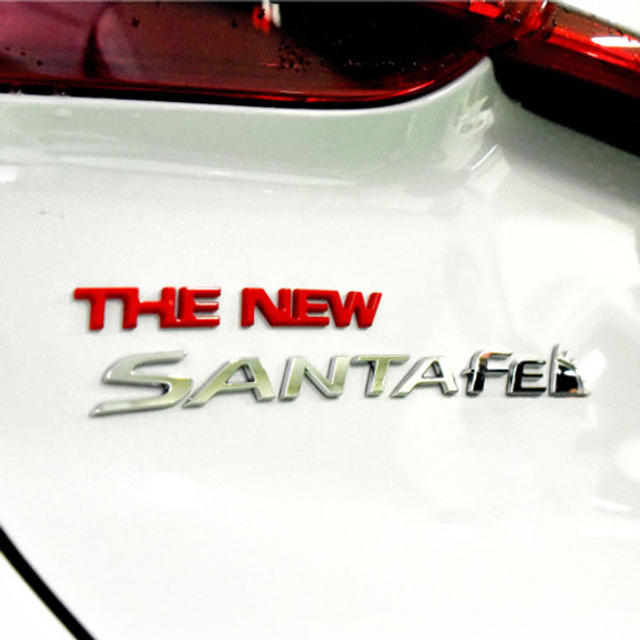 THE NEW lettering emblem  FOR Santafe 2020 HYUNDAI MOTORS