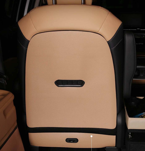 leather seat back scratch protect cover 1st low FOR CANIVAL KA4 2020~ KIA MOTORS