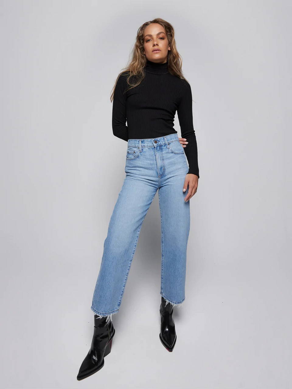 Classic Denim Cropped Jeans – SPELL
