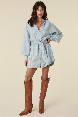 Spell - Rodeo Blouse Dress - Stripe Spell - Rodeo Blouse Dress - Stripe