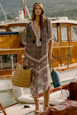 Spell - Little Bird Flutter Maxi Dress - Midnight Spell - Little Bird Flutter Maxi Dress - Midnight