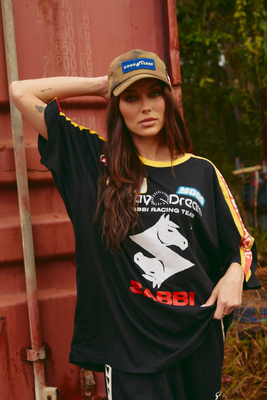 Sabbi - The Very Oversized - Don't Quit Your Day Dream Tee - Black