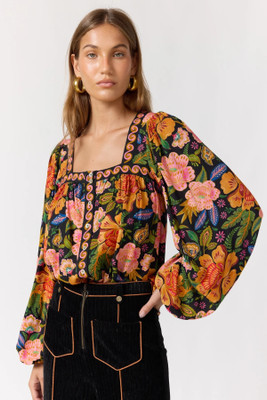 Nine Lives Bazaar - Rhiannon Blouse - Carnivale