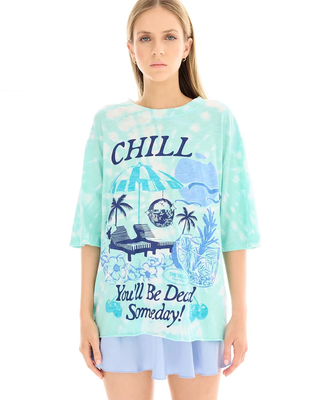 The Tales - Chill Tie Dye Unisex Tee - Unique Color - Sky