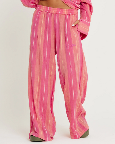 Sabbi - The Mexicola Pant - Pop Stripe Peach