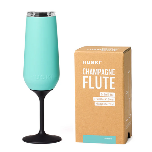 Huski - Champagne Flute - Turquoise