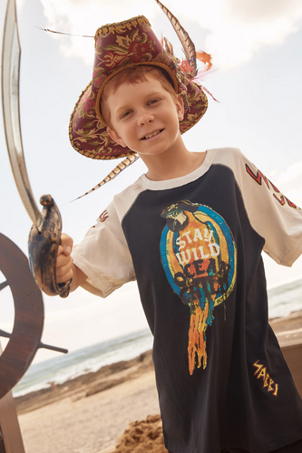 Sabbi - The Stay Wild Raglan Tee - Kids