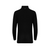 Raw by Raw - Shae - Funnel Neck Leather Front - Jet Black