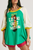 Sabbi - The Very Oversized Dance Raglan Tee - Green
