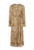 Spell - Damask Button Through Gown - Chai Yellow