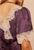 Spell - Lasiandra Lace Mini Dress - Ink Purple