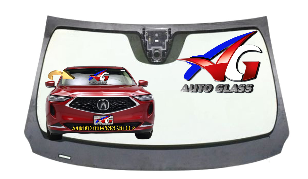FW05605GTY Windshield (Solar)(3rd Visor Frit)(Acoustic
