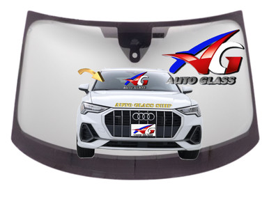 FW05305GTY Windshield (Solar)(3rd Visor Frit)(Acoustic Interlayer