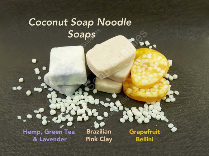 Using our Coconut Soap Noodles Coconut Soap Noodles - Palm Free!