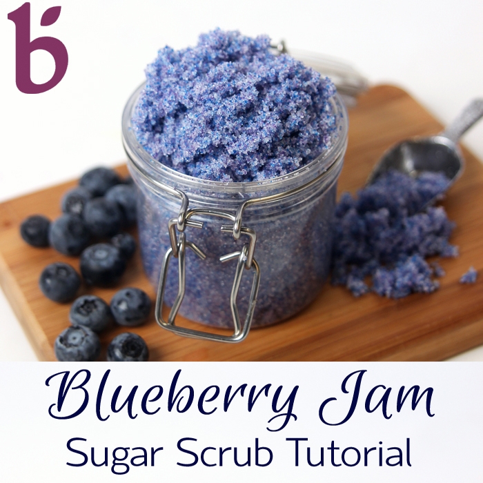 Blueberry Jam Sugar Scrub Tutorial