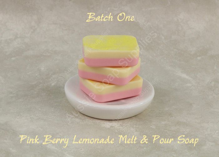 Pink Berry Lemonade Butter Soaps