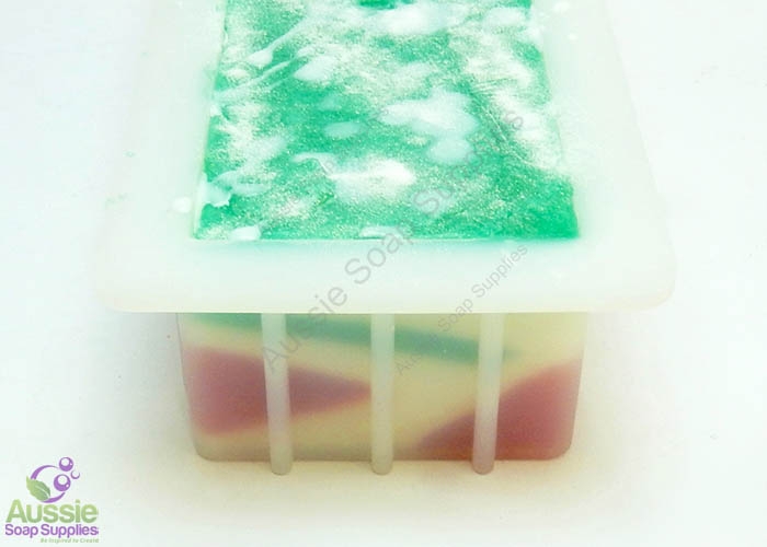 Festive Geo Stripes Melt & Pour Soap Loaf