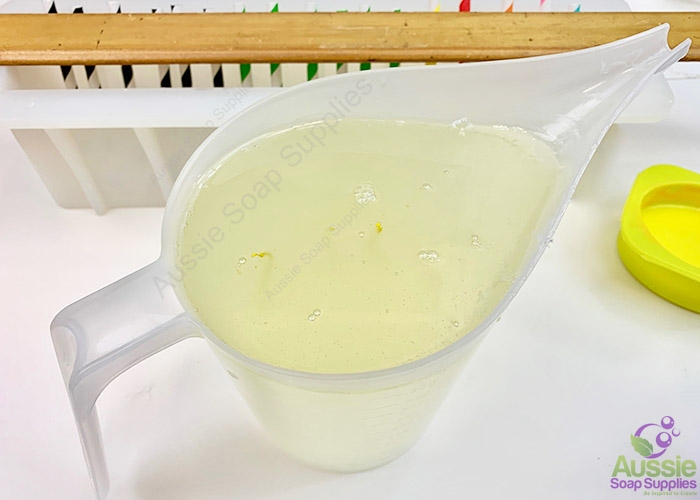 Limoncello Melt and Pour Soap Project