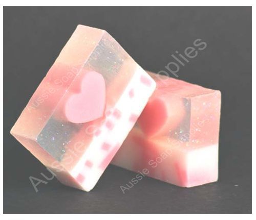 Embed Heart Melt and Pour Handmade Soap