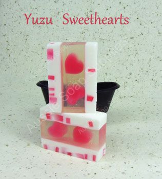 Embed Heart Melt and Pour Handmade Soap