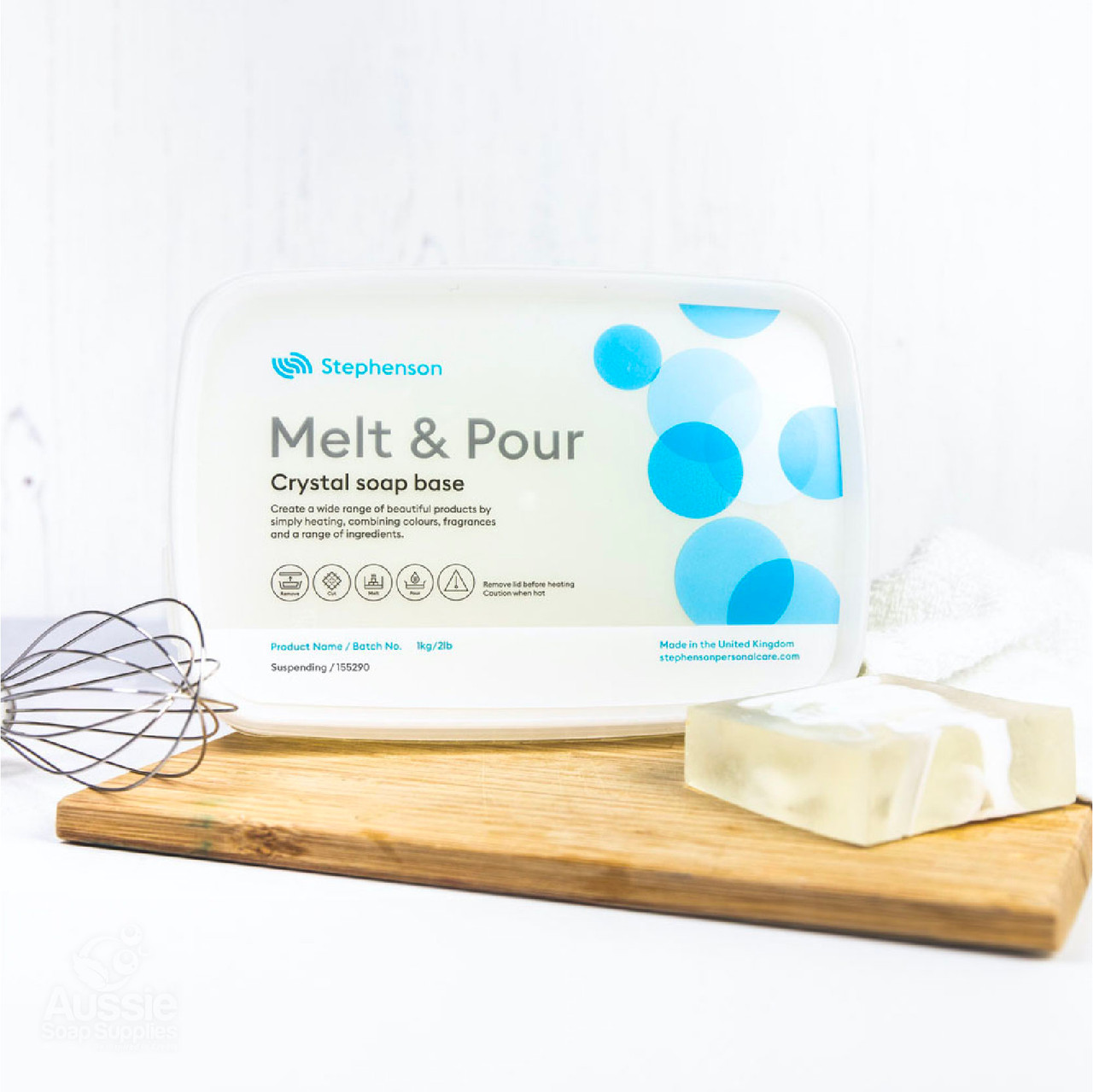 Stephenson Crystal Suspending Melt & Pour Soap Base