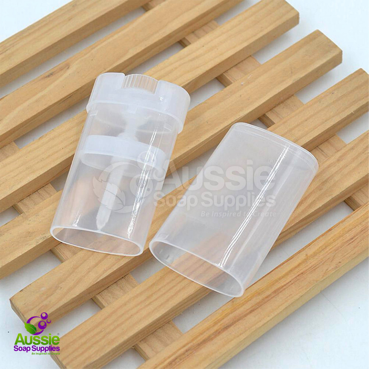 Oval, Natural Wind Up DeoLotion Bar Tubes