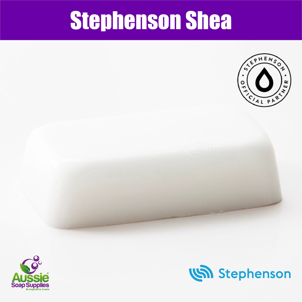 Buy Stephenson Crystal Shea Melt and Pour Soap Base Shea Butter FOR SOAP  MAKING (1 Brick / 2 lbs) US$ 17.99