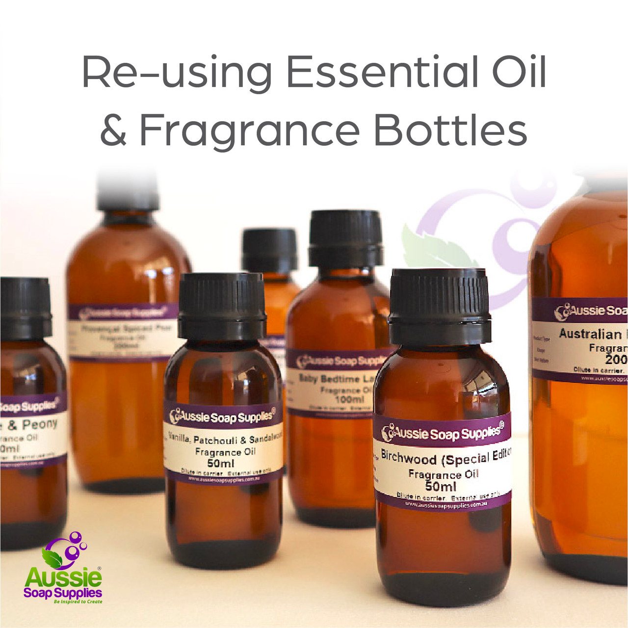 Cleaning and Re-using Fragrance Oil and Essential Oil Bottles