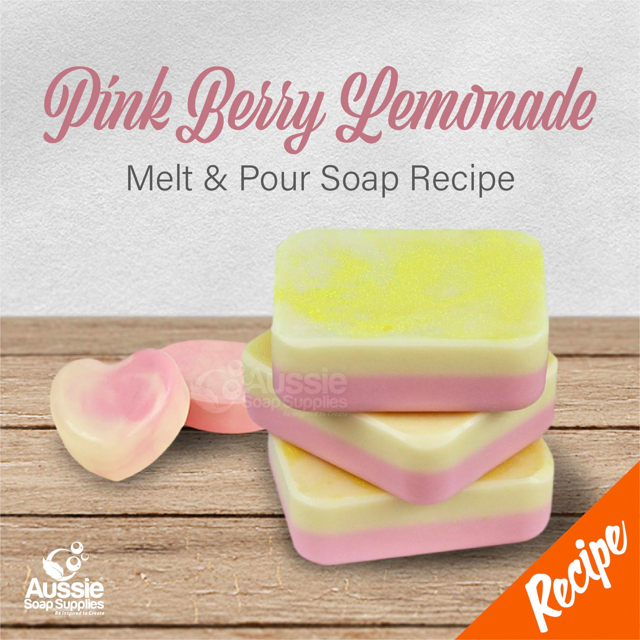 Pink Berry Lemonade Melt & Pour Soap Recipe