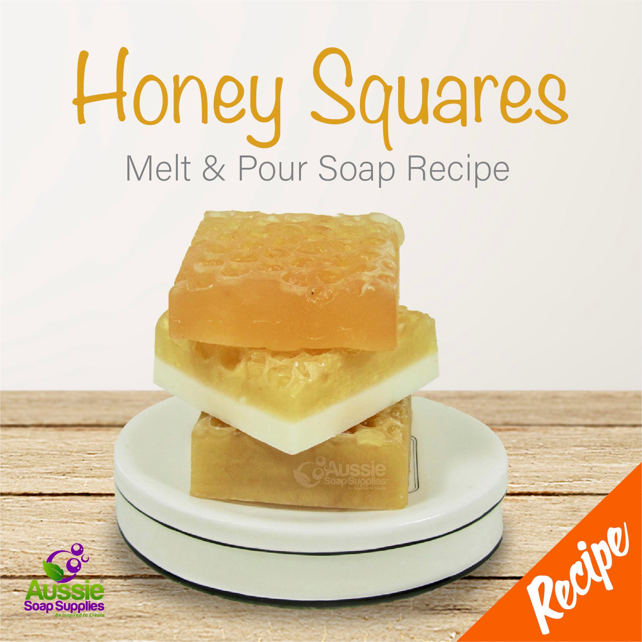 Honeycomb Squares Melt & Pour Soap Recipe