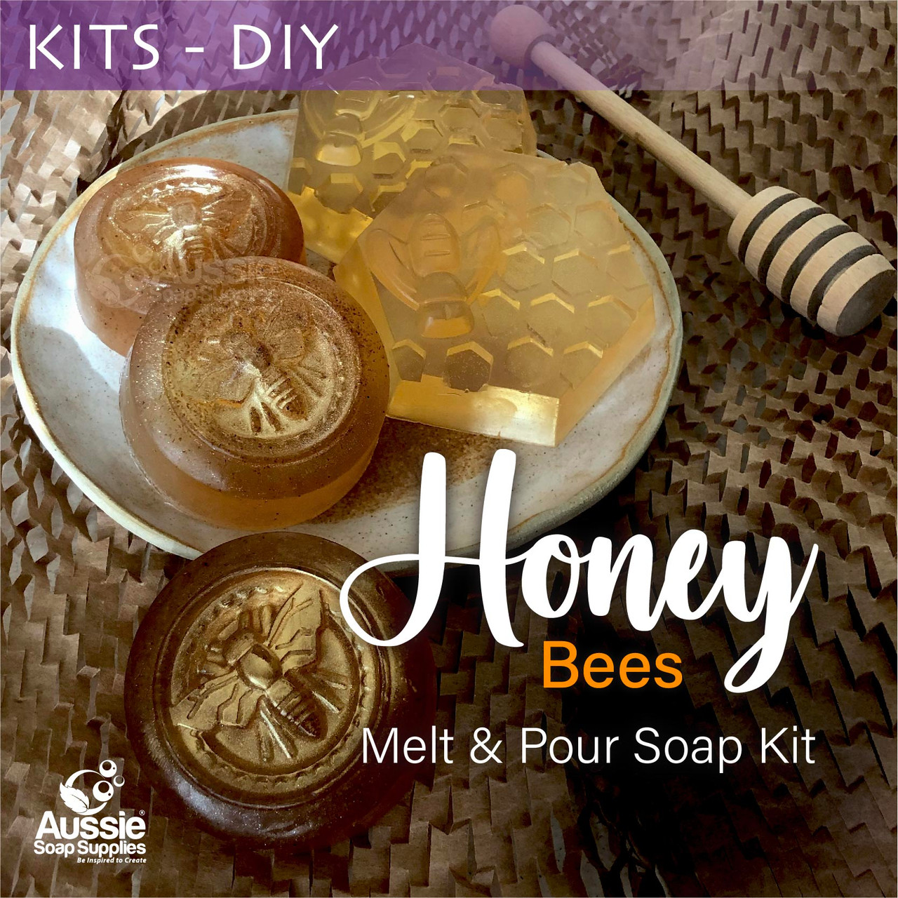 Honey Bees Melt and Pour Soap Kit