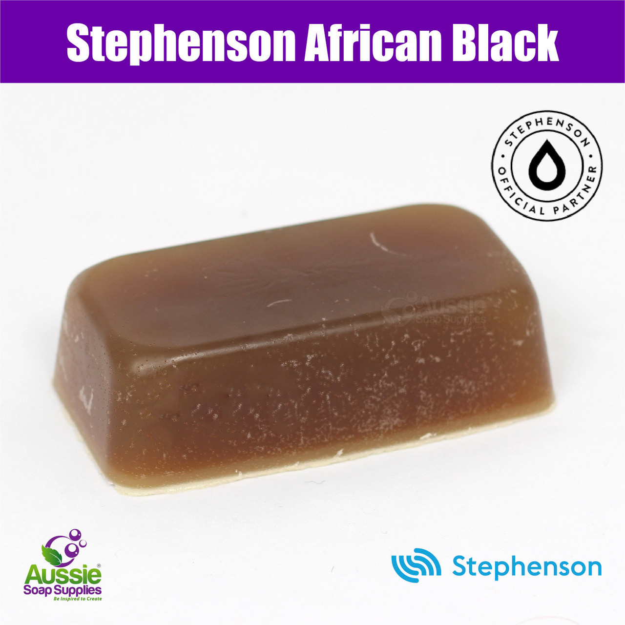 Stephenson African Black Melt & Pour Soap Base - The Flaming