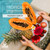 tropical fragrance sampler, fruit platter and pool
