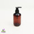 Boston Bottle (Amber), 200ml - with Black Pump