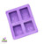 Budget-Wise Flex Mould - One Leaf Tree - 5 pack