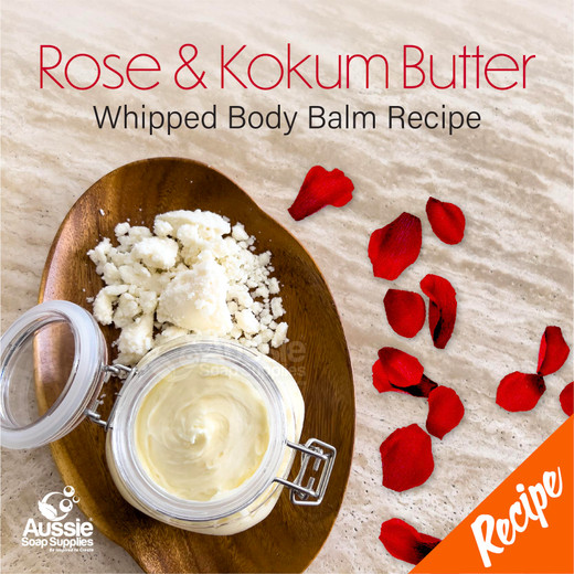 Rose & Kokum Butter Whipped Body Balm Recipe