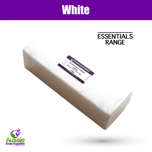 Essentials Range - WHITE - Melt & Pour Soap Base - 18kg