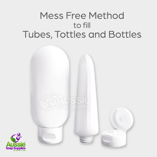 Our Mess Free Method for filling Malibu Tubes, Tottles and Bottles