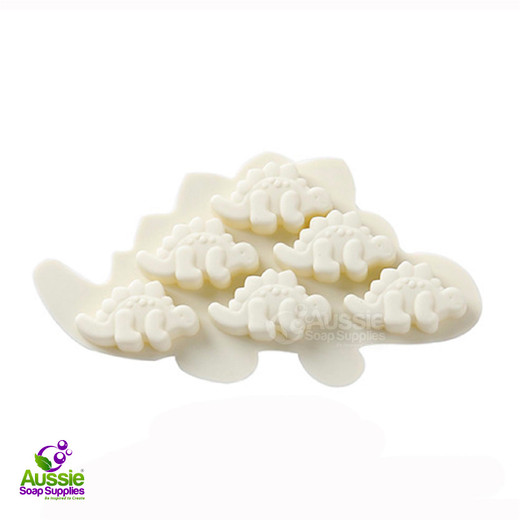 Flexible Embed Mould - 6 Stegosaurus