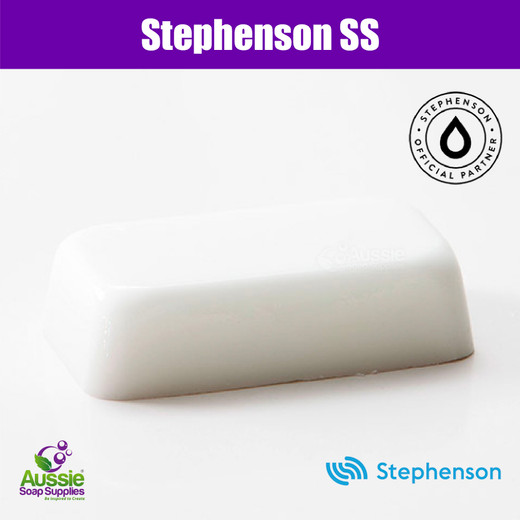 Stephenson Crystal SS (SOLID SHAMPOO)  Melt & Pour Soap Base