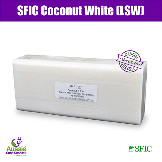 SFIC Coconut (LSW) WHITE - Melt & Pour Soap Base