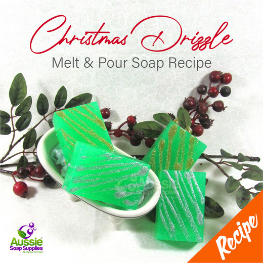 Christmas Drizzle Melt & Pour Soap Recipe