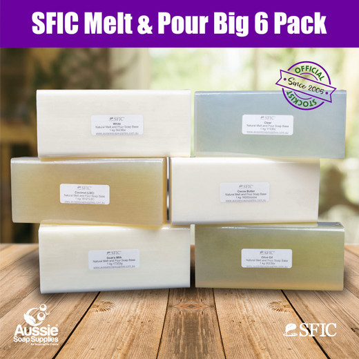 SFIC Melt & Pour Soap Big Six Pack