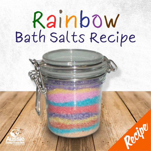 Rainbow Bath Salts Recipe