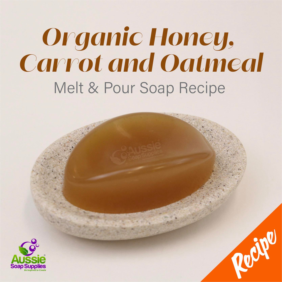 Shea and Oatmeal with Honey Drizzle Melt & Pour Soap Recipe