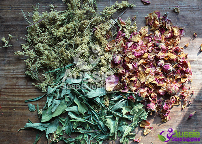 Infusing dried herbs for skin care