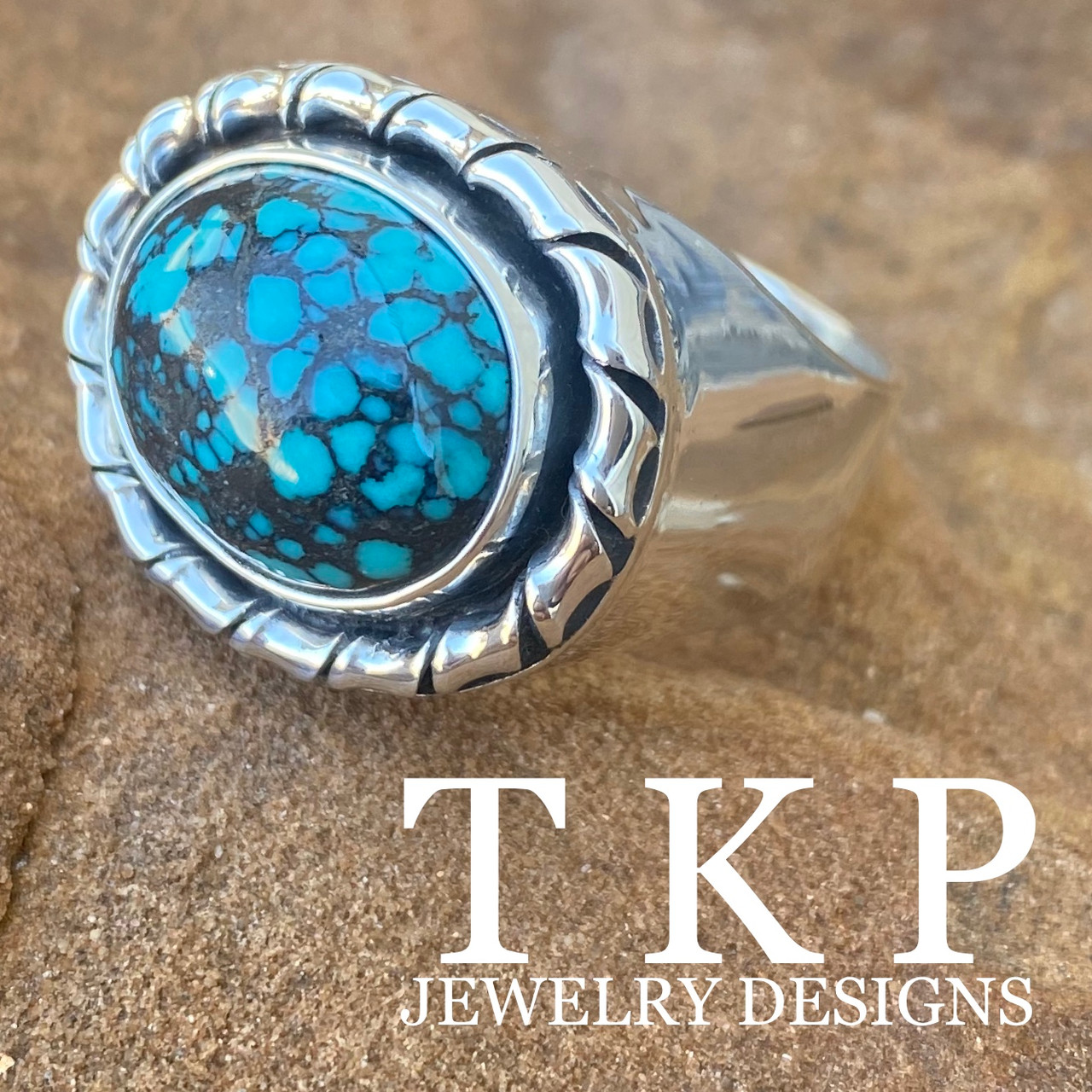 Desert Dream Sterling Turquoise Ring – Amy Waltz Designs