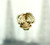 OIL WELL DRILL BIT 14K YELLOW GOLD PENDANT
