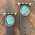 APPLE WATCH TURQUOISE & LEATHER BAND 1